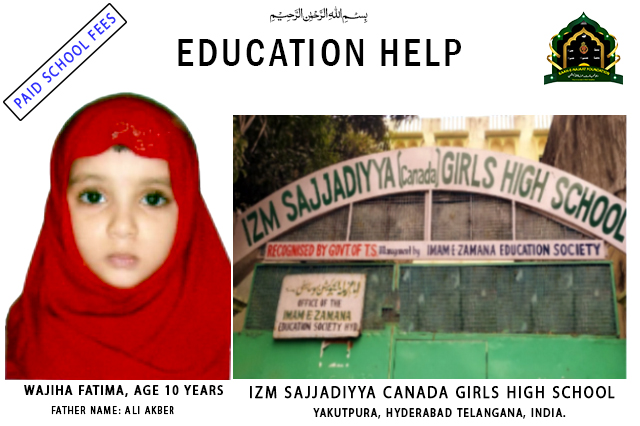 Education can teaches her the value of community and the importance of perseverance