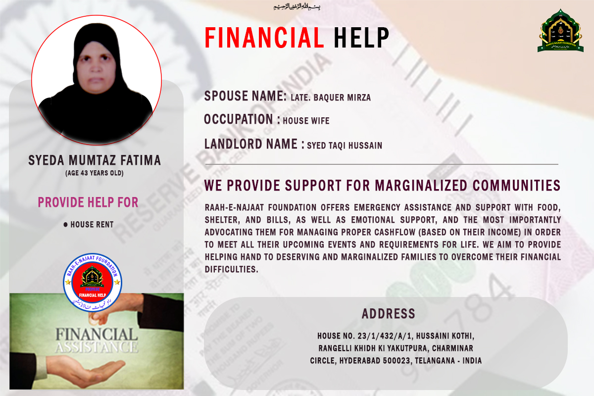 This support honors the noble tradition of caring for widows and families in distress within the community